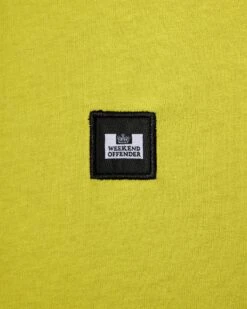 Weekend Offender Cannon Beach T-Shirt Limeish Green -Clothing Shop TSSS2401 CANNON BEACH LIMEISH 3244