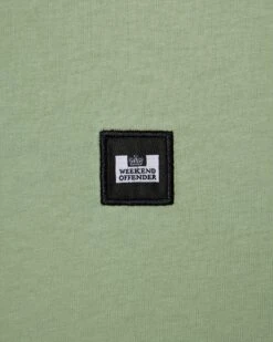 Weekend Offender Cannon Beach T-Shirt Pale Moss Green -Clothing Shop TSSS2401 CANNON BEACH PALE MOSS 3255