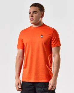 Weekend Offender Cannon Beach T-Shirt Pure Orange 8 Weekend Offender Cannon Beach T-Shirt Pure Orange -Clothing Shop TSSS2401 CANNON BEACH PURE ORANGE 5246 MODEL