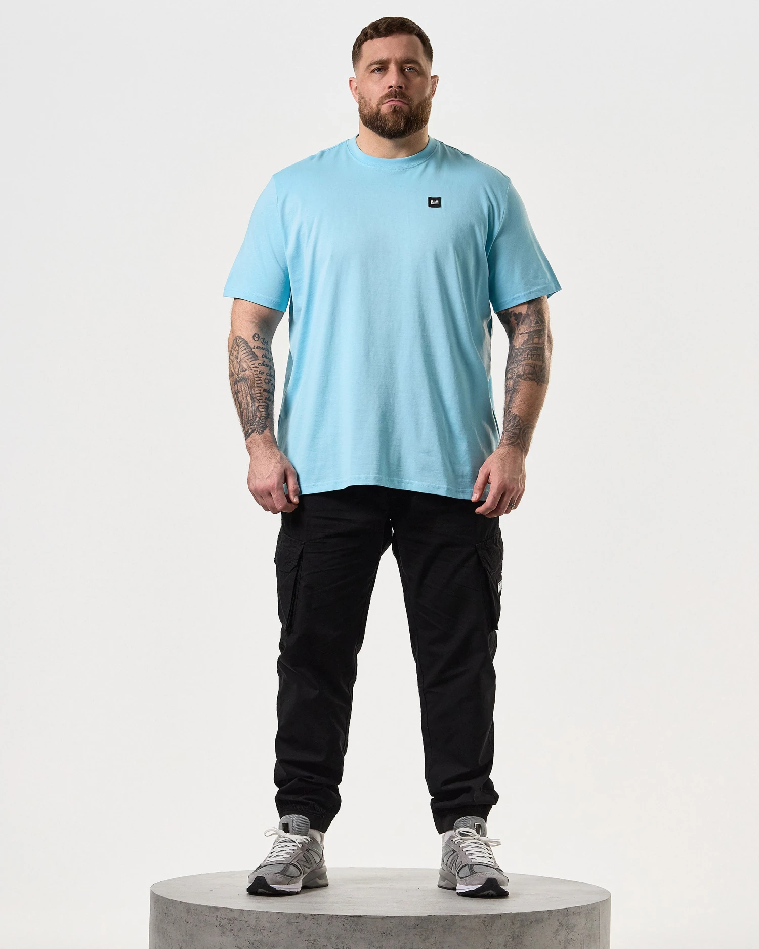Weekend Offender Cannon Beach T-Shirt Saltwater Blue - Plus Size 2 Weekend Offender Cannon Beach T-Shirt Saltwater Blue - Plus Size - Image 2
