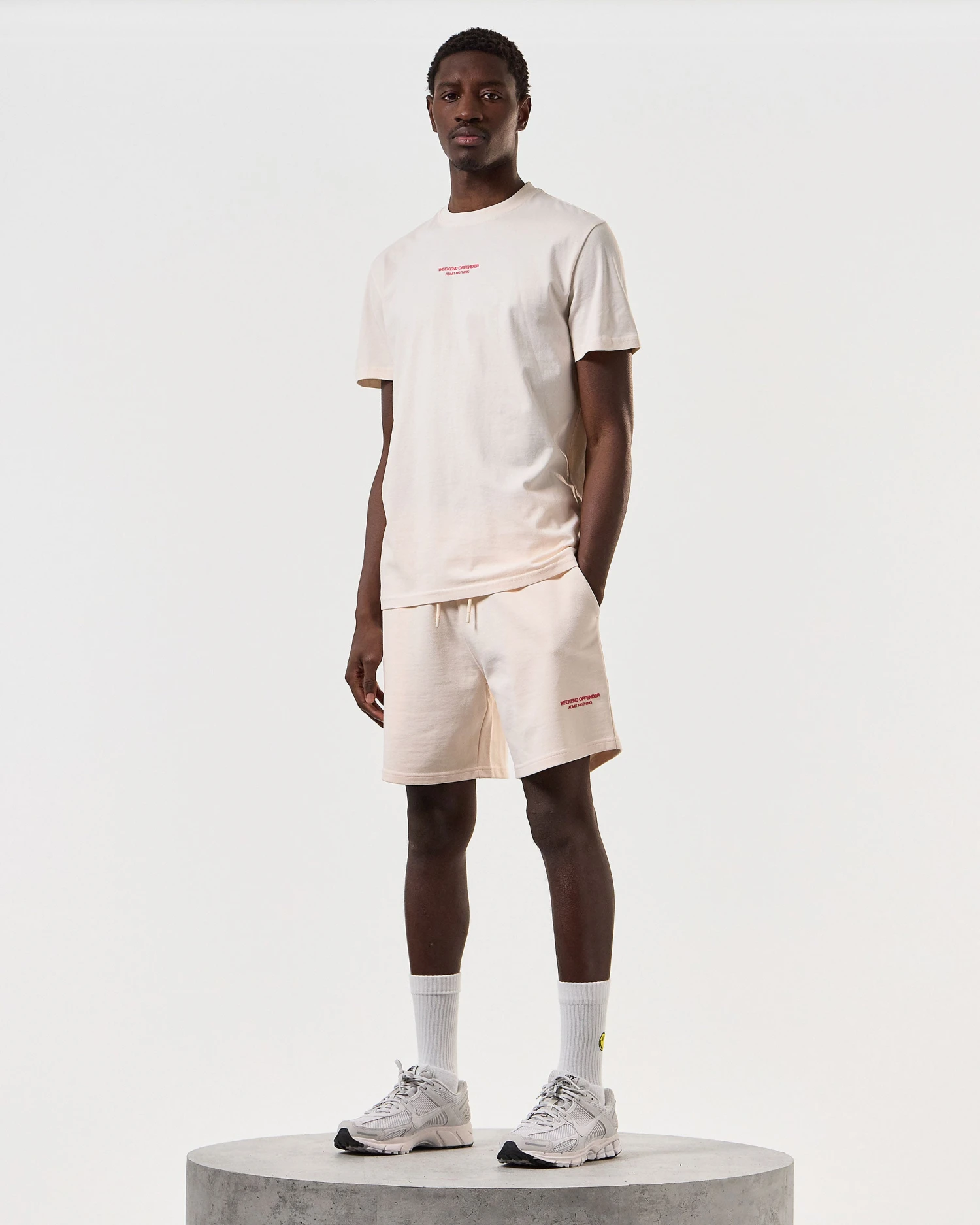 Weekend Offender Mytros Shorts Alabaster/Anthurium Pink 2 Weekend Offender Mytros Shorts Alabaster/Anthurium Pink - Image 2