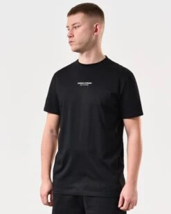 Weekend Offender Millergrove T-Shirt Black/Alabaster -Clothing Shop TSSS2402 MILLERGROVE BLACK 5970 MODEL