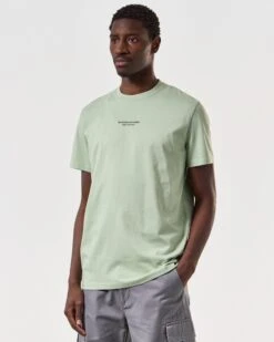 Weekend Offender Millergrove T-Shirt Pale Moss Green/Castle Green -Clothing Shop TSSS2402 MILLERGROVE PALE MOSS 6595