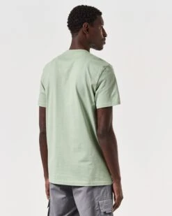 Weekend Offender Millergrove T-Shirt Pale Moss Green/Castle Green -Clothing Shop TSSS2402 MILLERGROVE PALE MOSS 6597