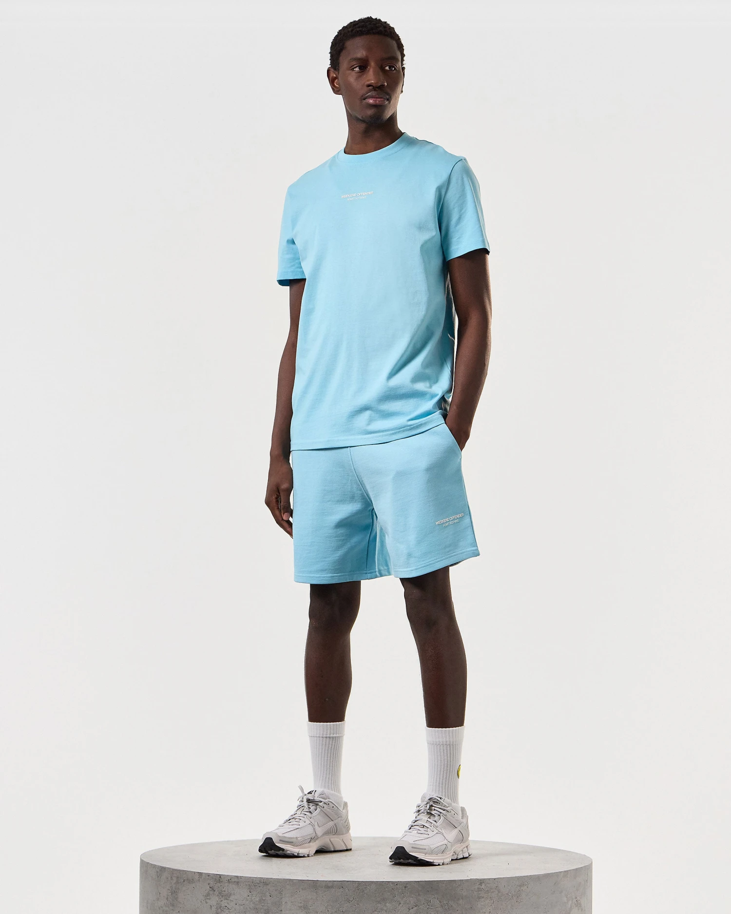 Weekend Offender Mytros Shorts Saltwater Blue/White 2 Weekend Offender Mytros Shorts Saltwater Blue/White - Image 2