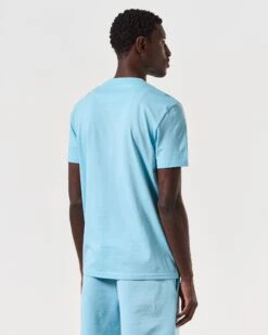 Weekend Offender Millergrove T-Shirt Saltwater Blue/White -Clothing Shop TSSS2402 MILLERGROVE SALTWATER 6625