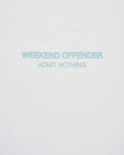 Weekend Offender Millergrove T-Shirt White/Saltwater Blue - Plus Size -Clothing Shop TSSS2402 MILLERGROVE WHITE SALTWATER 3450 364c4922 bd69 44d4 a29a d4c4e469e256