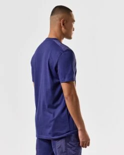 Weekend Offender Garcia T-Shirt Bright Navy -Clothing Shop TSSS2403 GARCIA BRIGHT NAVY 4329 MODEL