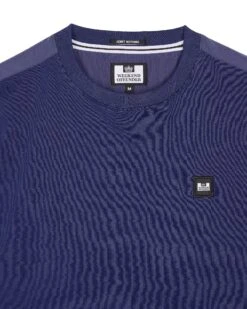 Weekend Offender Garcia T-Shirt Bright Navy -Clothing Shop TSSS2403 GARCIA BRIGHT NAVY 7646