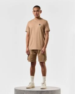 Weekend Offender Garcia T-Shirt Cognac Brown 10 Weekend Offender Garcia T-Shirt Cognac Brown -Clothing Shop TSSS2403 GARCIA COGNAC 3744 MODEL
