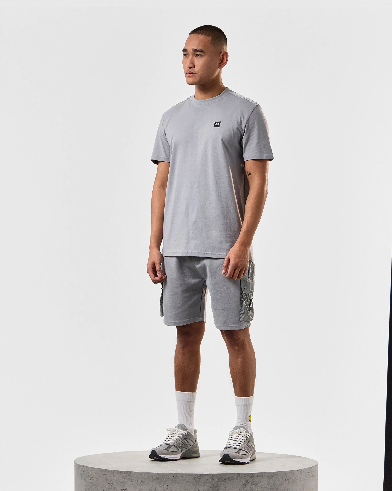 Weekend Offender Garcia T-Shirt Smokey Grey 2 Weekend Offender Garcia T-Shirt Smokey Grey - Image 2