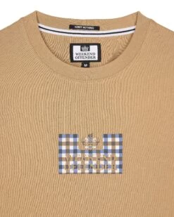 Weekend Offender Dygas T-Shirt Cognac Brown -Clothing Shop TSSS2406 DYGAS COGNAC 3330