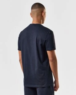 Weekend Offender Dygas T-Shirt Navy -Clothing Shop TSSS2406 DYGAS NAVY 4407 MODEL