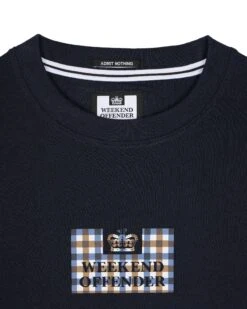 Weekend Offender Dygas T-Shirt Navy -Clothing Shop TSSS2406 DYGAS NAVY 7663