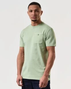 Weekend Offender Kea Pocket T-Shirt Pale Moss Green 8 Weekend Offender Kea Pocket T-Shirt Pale Moss Green -Clothing Shop TSSS2408 KEA PALE MOSS 7308