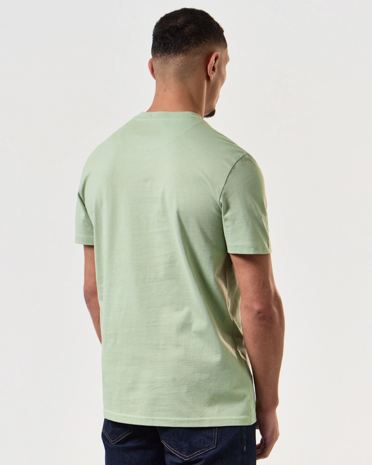Weekend Offender Kea Pocket T-Shirt Pale Moss Green 4 Weekend Offender Kea Pocket T-Shirt Pale Moss Green - Image 4
