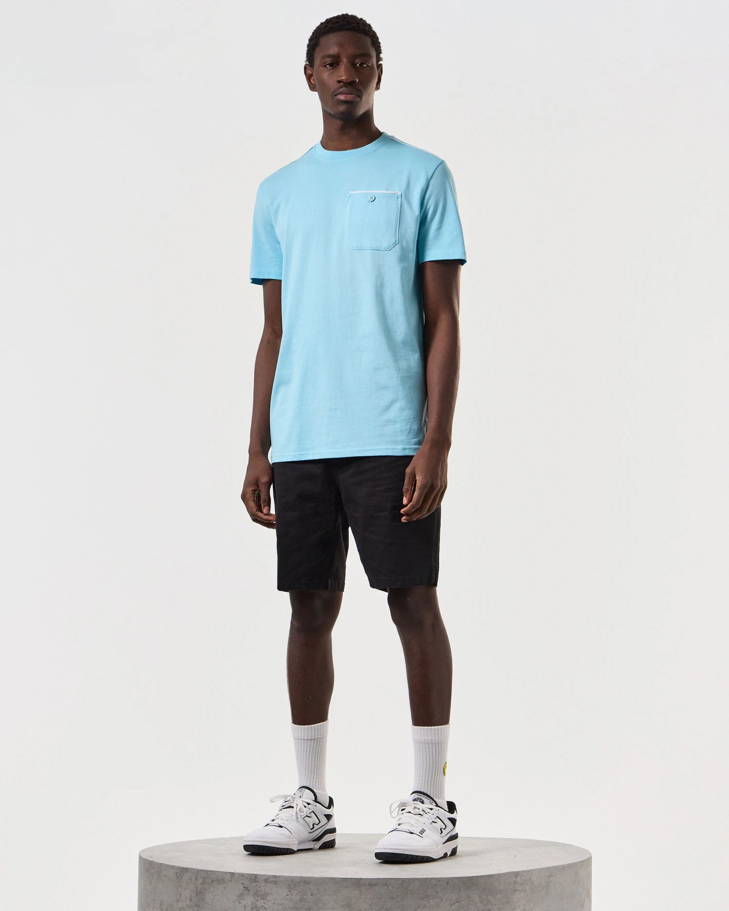 Weekend Offender Kea Pocket T-Shirt Saltwater Blue 2 Weekend Offender Kea Pocket T-Shirt Saltwater Blue - Image 2