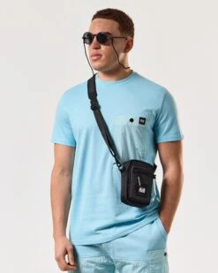 Weekend Offender Tabiti Pocket T-Shirt Saltwater Blue -Clothing Shop TSSS2413 TABITI SALTWATER 4895 MODEL