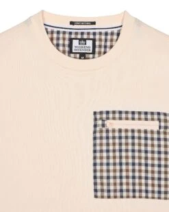 Weekend Offender Gorman Pocket T-Shirt Alabaster -Clothing Shop TSSS2416 GORMAN ALABASTER 5477