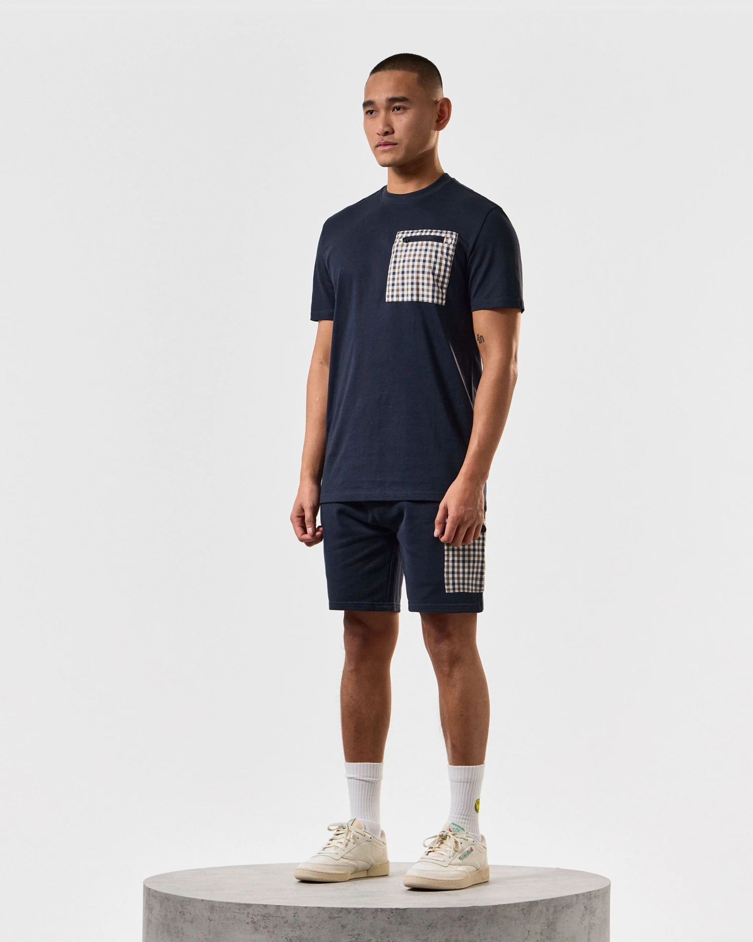 Weekend Offender Gorman Pocket T-Shirt Navy 2 Weekend Offender Gorman Pocket T-Shirt Navy - Image 2
