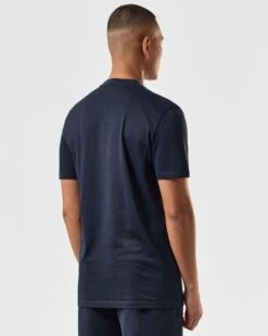 Weekend Offender Gorman Pocket T-Shirt Navy 9 Weekend Offender Gorman Pocket T-Shirt Navy -Clothing Shop TSSS2416 GORMAN NAVY 4393 MODEL