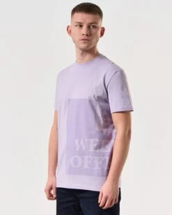 Weekend Offender Ryan T-Shirt Periwinkle -Clothing Shop TSSS2417 RYAN PERIWINKLE 6163 MODEL