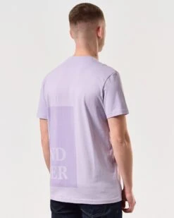 Weekend Offender Ryan T-Shirt Periwinkle -Clothing Shop TSSS2417 RYAN PERIWINKLE 6164 MODEL
