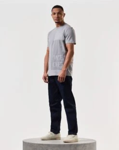 Weekend Offender Ryan T-Shirt Smokey Grey -Clothing Shop TSSS2417 RYAN SMOKEY 7192