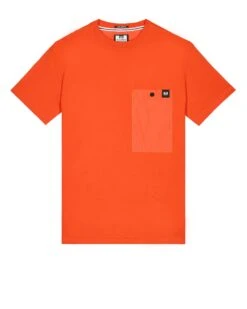 Weekend Offender Tabiti Pocket T-Shirt Pure Orange