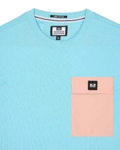 Weekend Offender Stiniva T-Shirt Saltwater Blue -Clothing Shop TSSS2419 STINIVA SALTWATER 3316