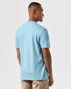 Weekend Offender Stiniva T-Shirt Saltwater Blue -Clothing Shop TSSS2419 STINIVA SALTWATER 4641 MODEL