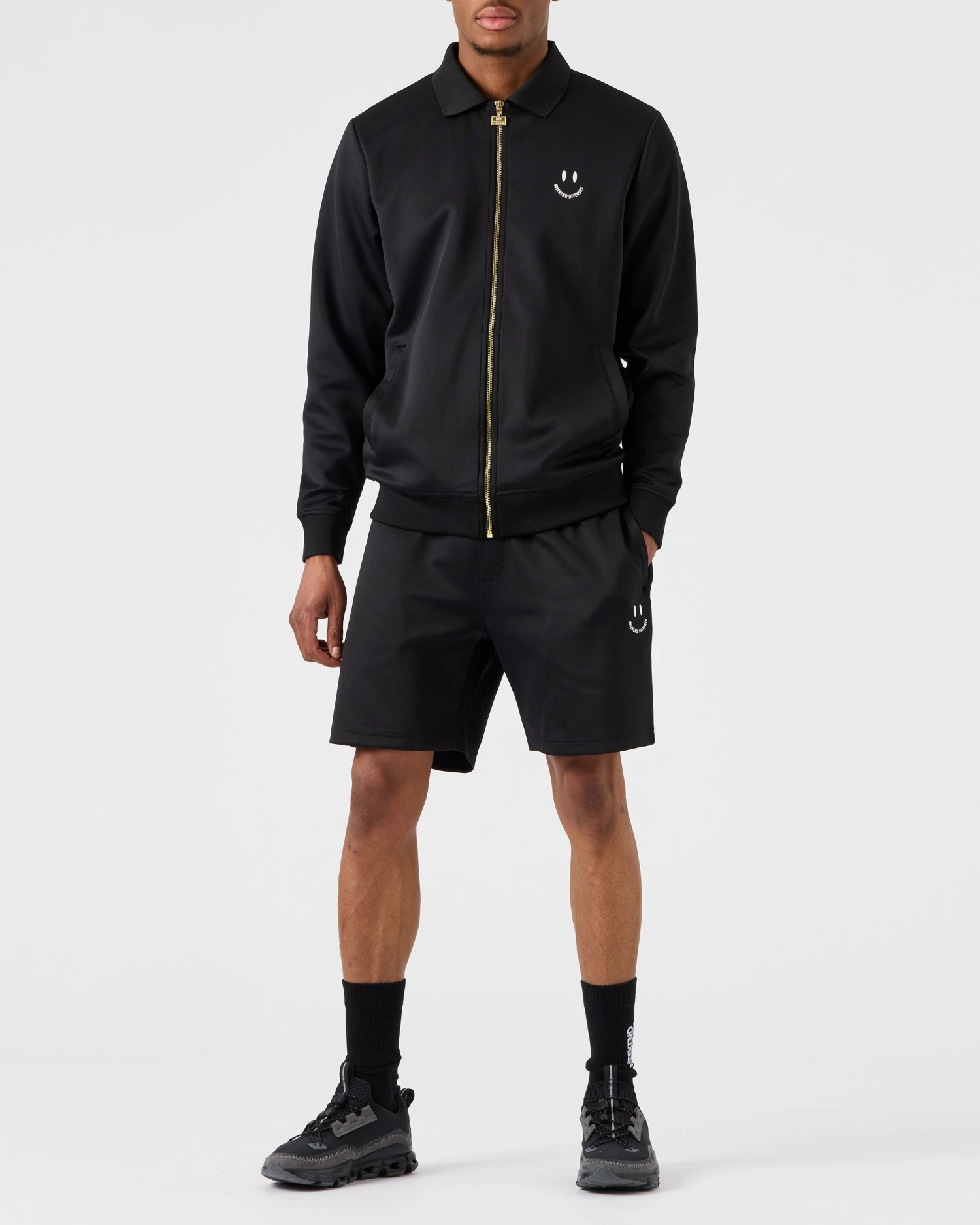 Weekend Offender Ramirez Track Top Black 2 Weekend Offender Ramirez Track Top Black - Image 2
