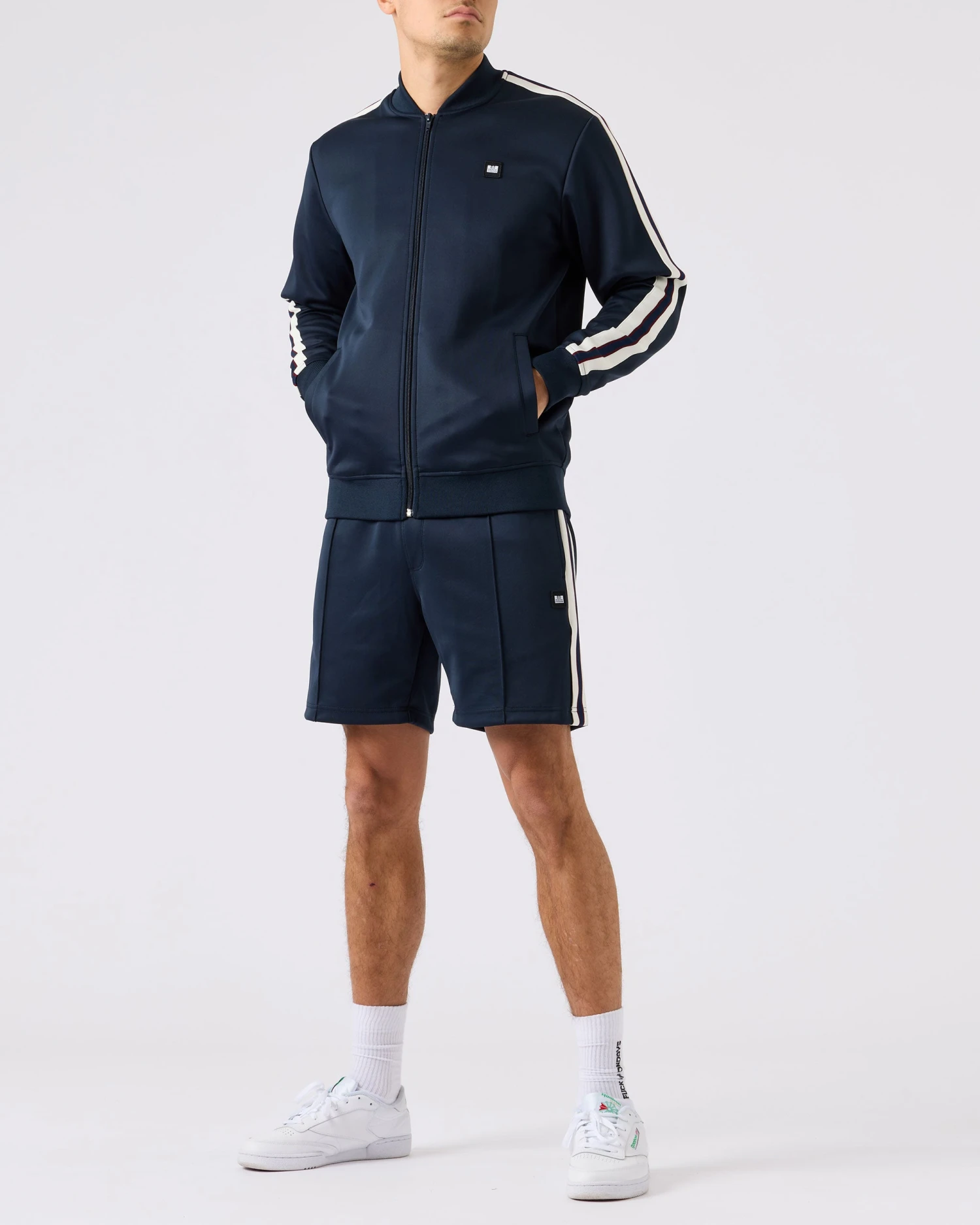Weekend Offender Usyk Track Shorts Navy 4 Weekend Offender Usyk Track Shorts Navy - Image 4