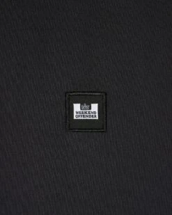 Weekend Offender Gou Taped Neck Track Top Black -Clothing Shop TTAW23 01 GOU BLACK 3166