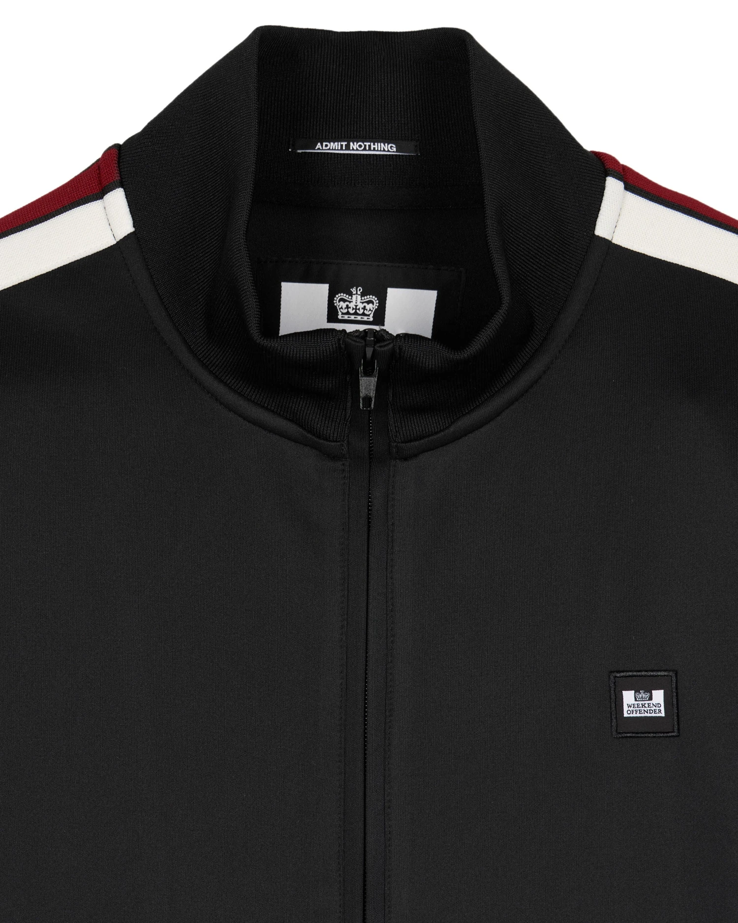 Weekend Offender Pawsa Taped Track Top Black 5 Weekend Offender Pawsa Taped Track Top Black - Image 5