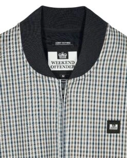 Weekend Offender Solomun Track Top House Check -Clothing Shop TTAW2303 SOLOMUN HOUSE CHECK 3606