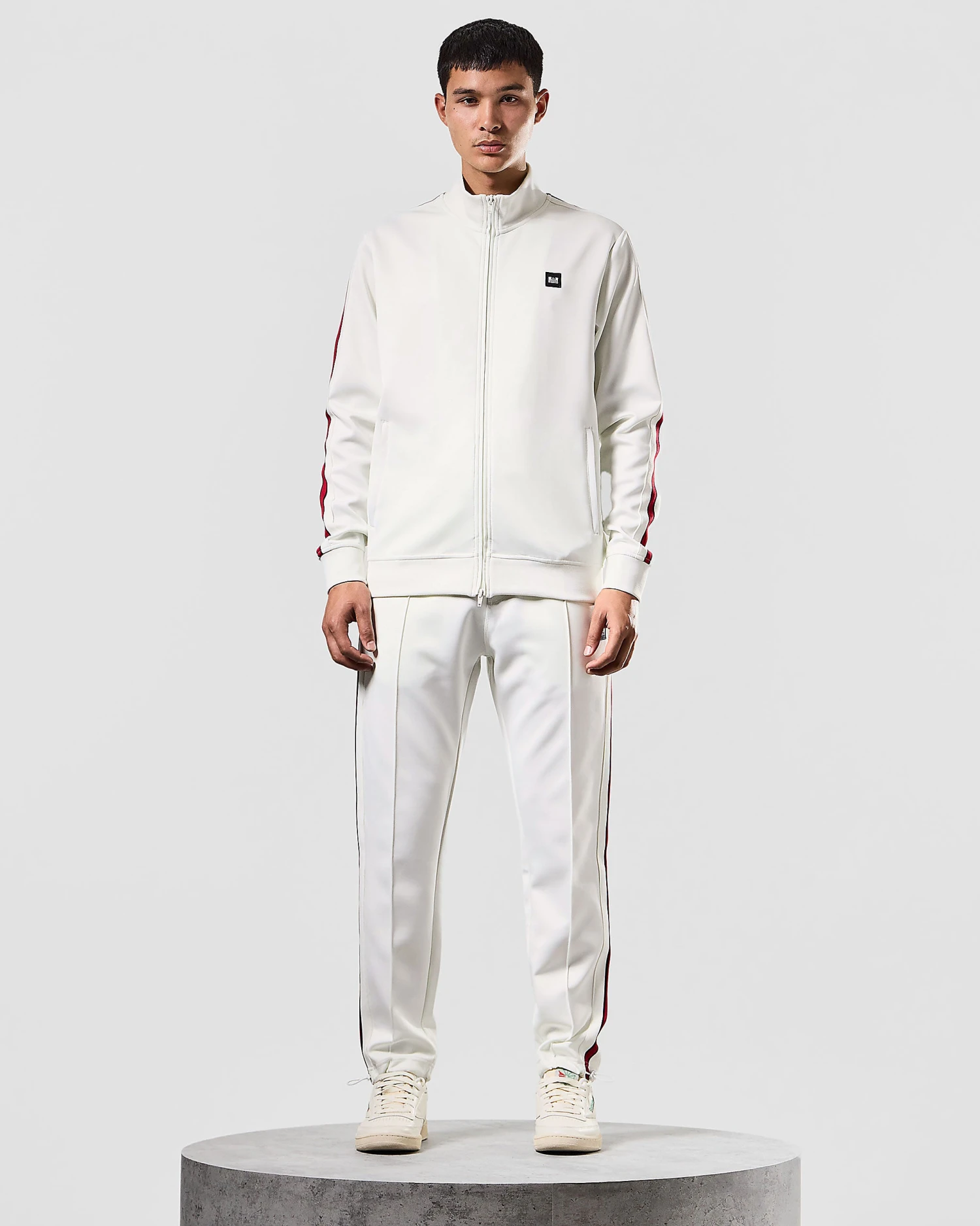 Weekend Offender Djoko Taped Track Pants Winter White 3 Weekend Offender Djoko Taped Track Pants Winter White - Image 3