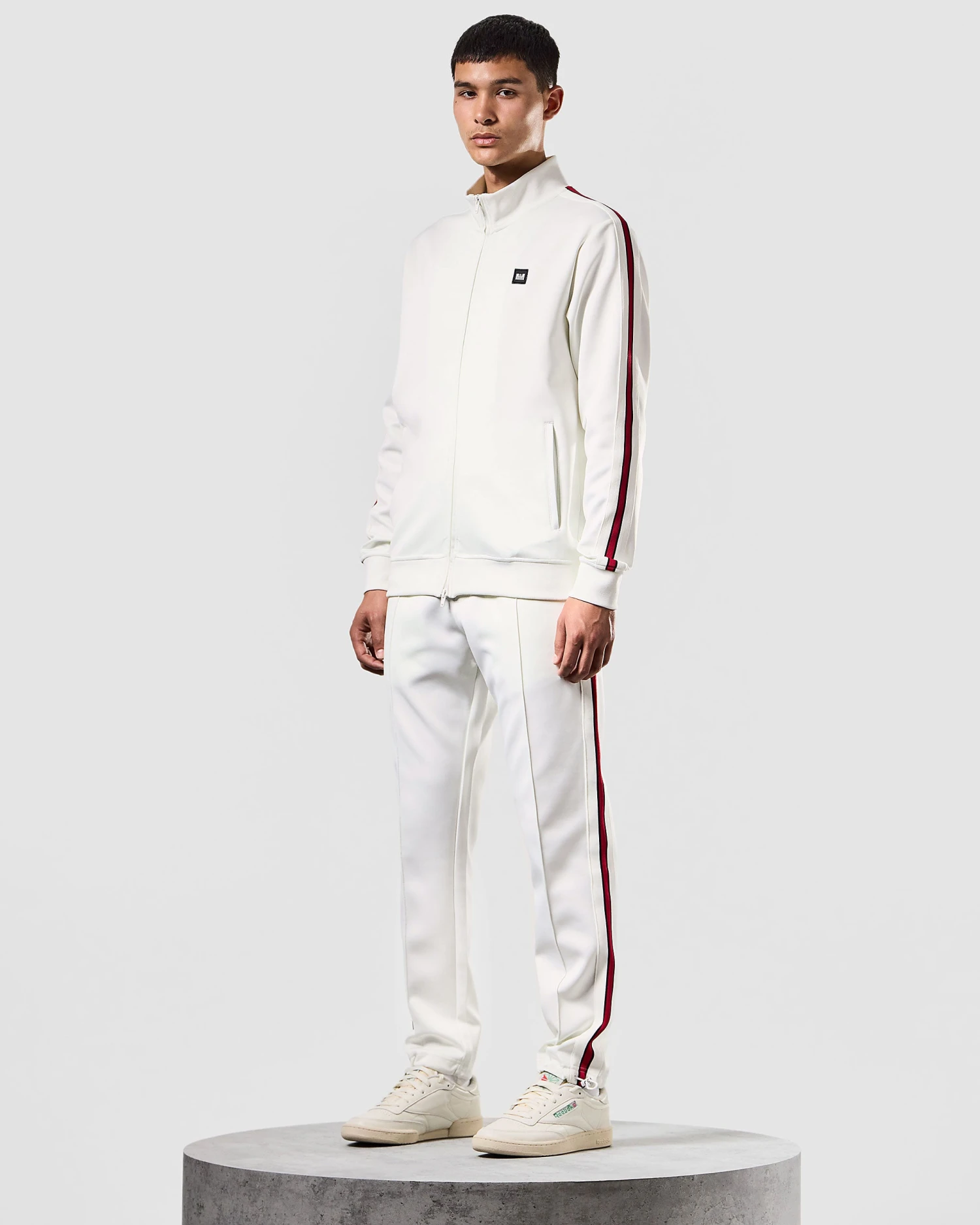 Weekend Offender Djoko Taped Track Pants Winter White 4 Weekend Offender Djoko Taped Track Pants Winter White - Image 4