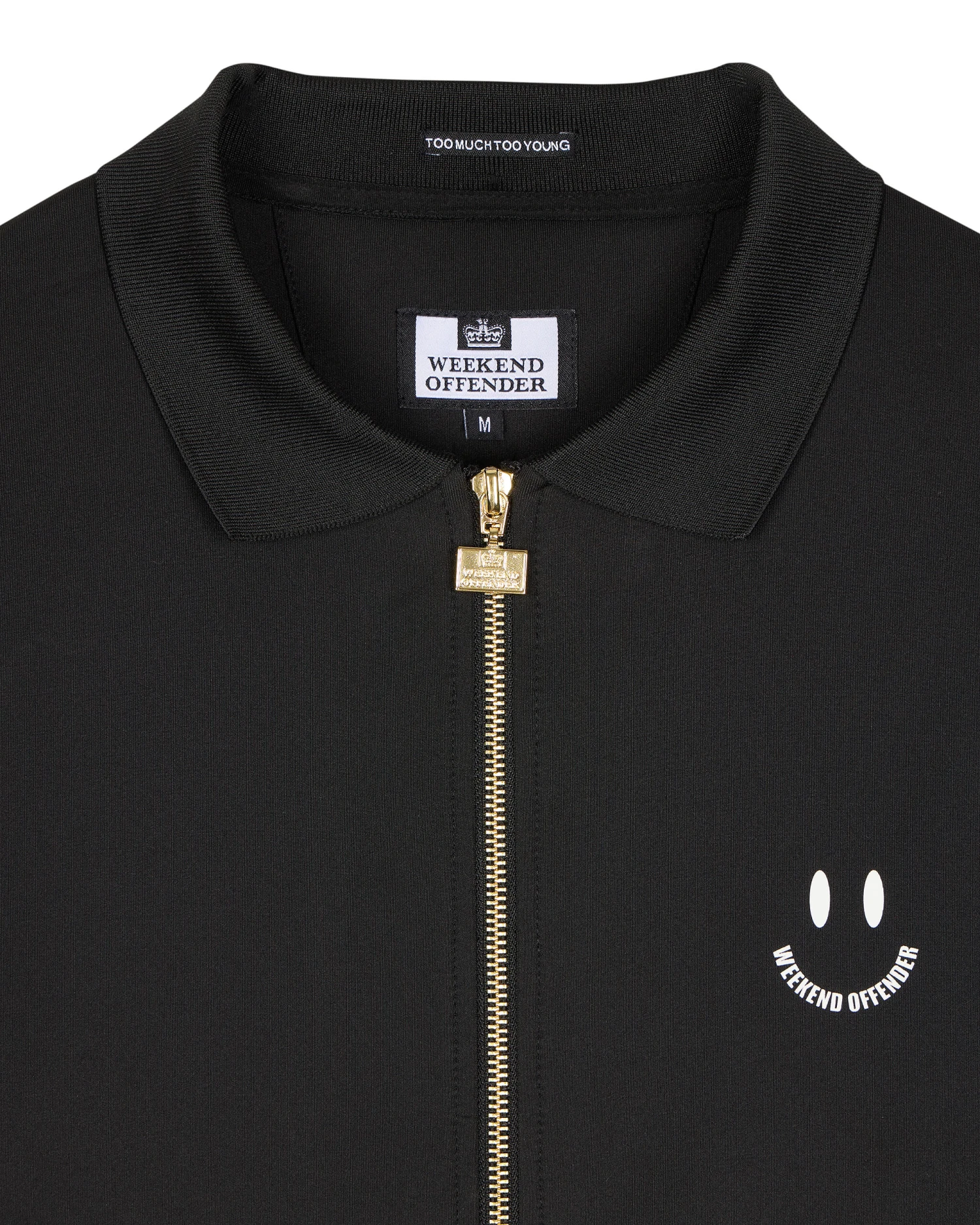 Weekend Offender Ramirez Track Top Black 5 Weekend Offender Ramirez Track Top Black - Image 5
