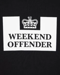 Weekend Offender Kids HM Service Classic Hoodie Black -Clothing Shop WOHD 370 HM SERVICE HOOD BLACK 2983