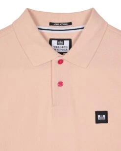 Weekend Offender Caneiros Polo Shirt Nectar Pink -Clothing Shop WOPO100 CANEIROS NECTAR 10560