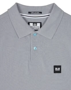 Weekend Offender Caneiros Polo Shirt Smokey Grey -Clothing Shop WOPO100 CANEIROS SMOKEY 10565