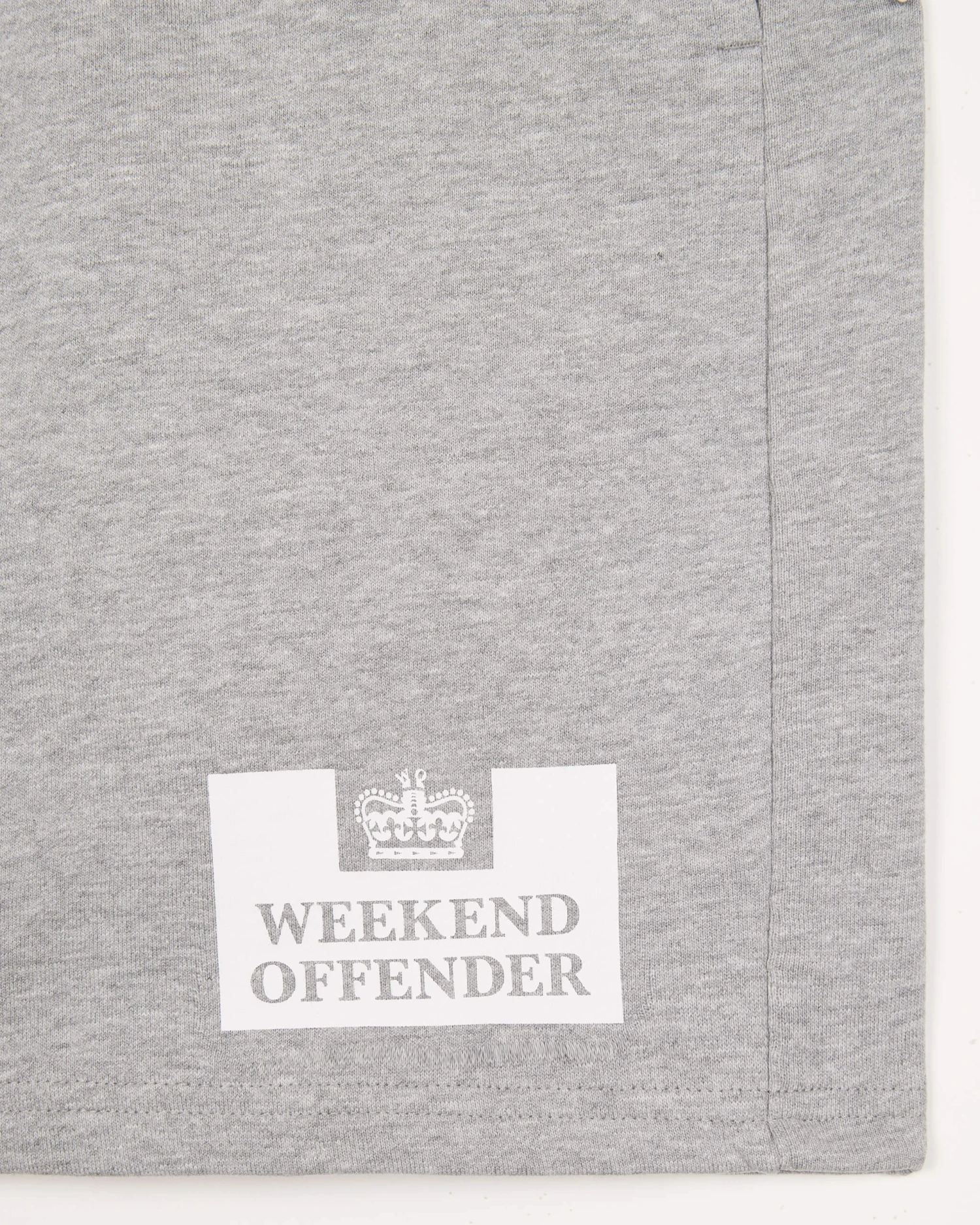 Weekend Offender Action Classic Shorts Grey Marl - Plus Size 4 Weekend Offender Action Classic Shorts Grey Marl - Plus Size - Image 4