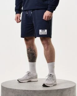 Weekend Offender Action Classic Shorts Navy - Plus Size -Clothing Shop WOST370X ACTION NAVY 8272 PLUS