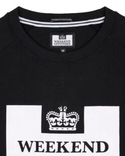 Weekend Offender Penitentiary Classic Sweatshirt Black -Clothing Shop WOSW 370 PENITENTIARY CLASSIC SWEAT BLACK 10226 0d88cacd 6f7e 404e 91be 165d7606b82a