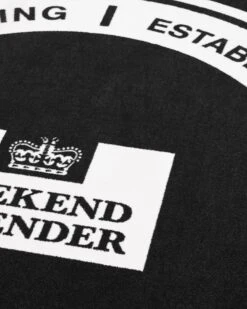 Weekend Offender Large Rug Black -Clothing Shop WO Rugs LARGE 9027