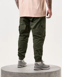 Weekend Offender Pianemo Cargo Pants Dark Green - Plus Size -Clothing Shop WPAW2201X PIANEMO DARK GREEN 8135 PLUS